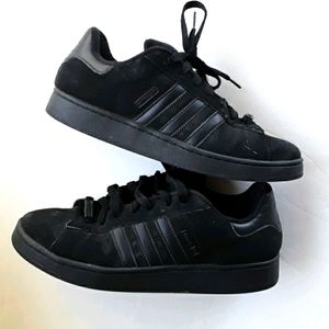 ADIDAS MENS TENNIS SHOES BLACK COLOR SZ 11